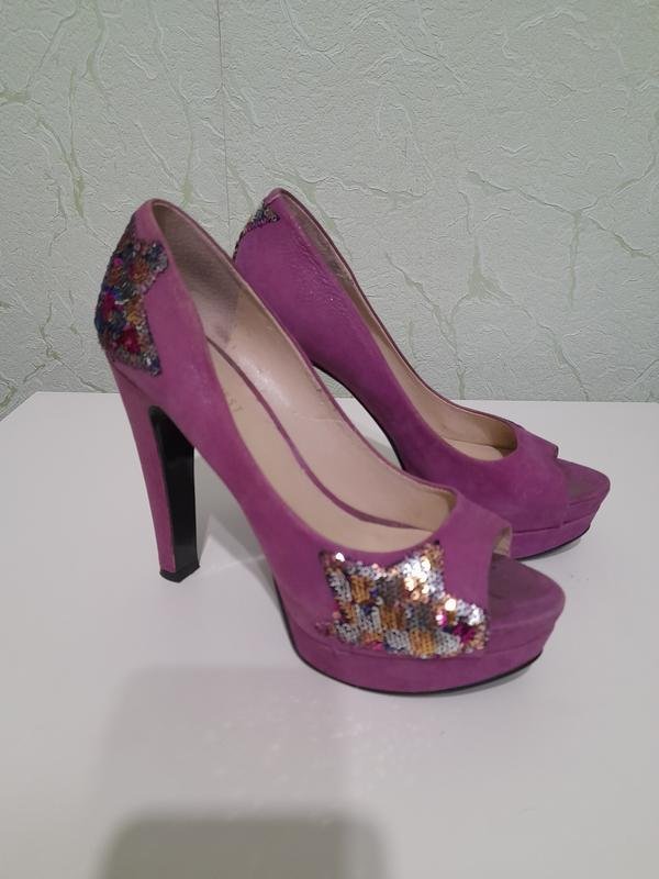 Женские Nine West Туфли Сиреневый Искусственная