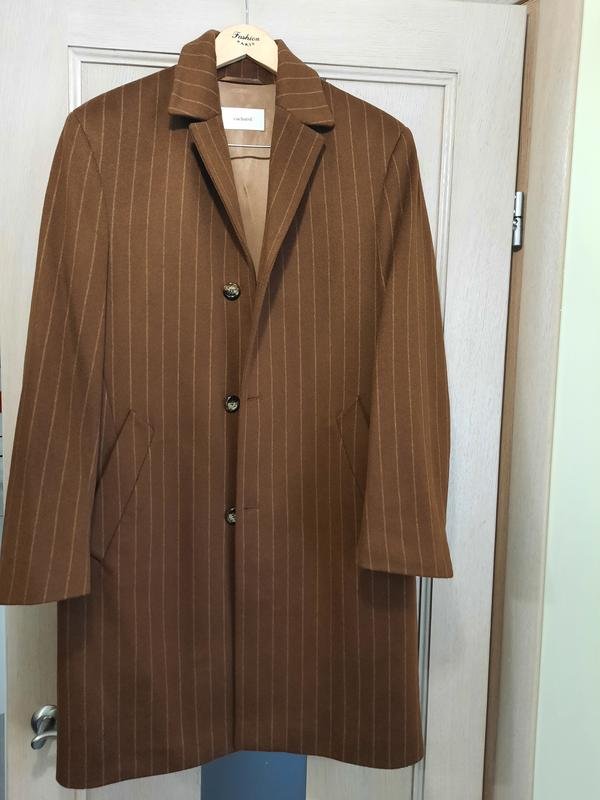 Homme Cacharel Manteau Marron Laine 38 / M / 46