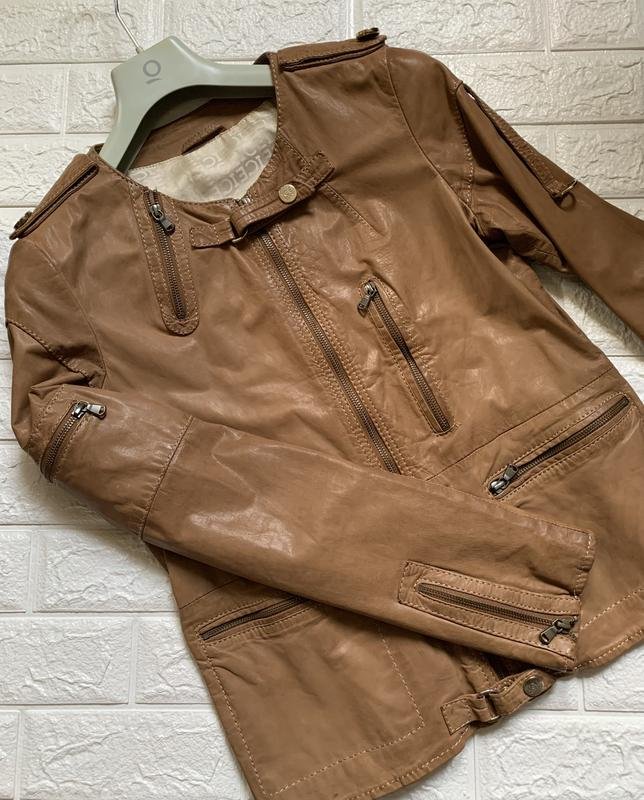 Women Iceberg Jacket Brown Leather 40 / L / 48
