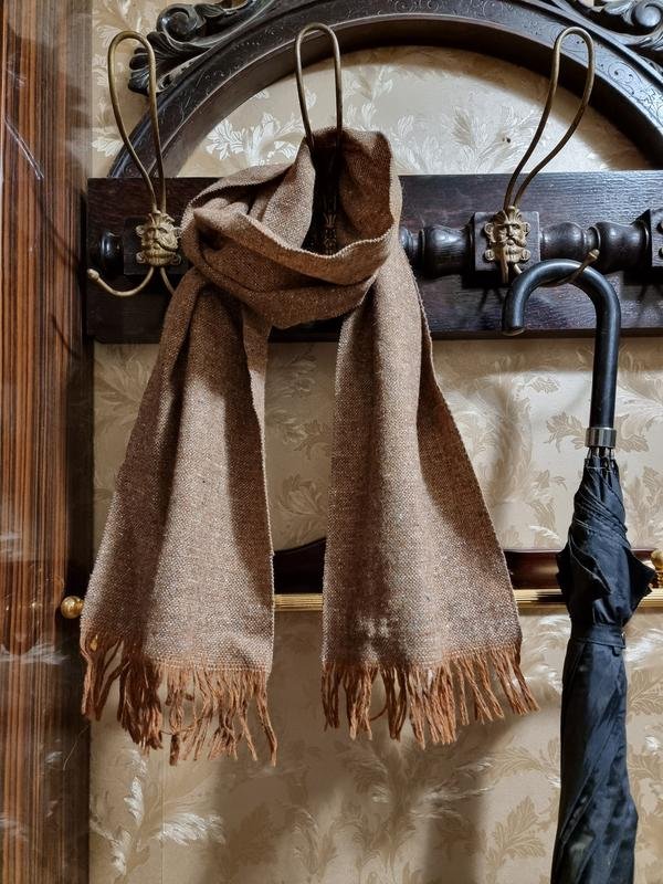 Мужской Burberry Шарф Серый Шерсть