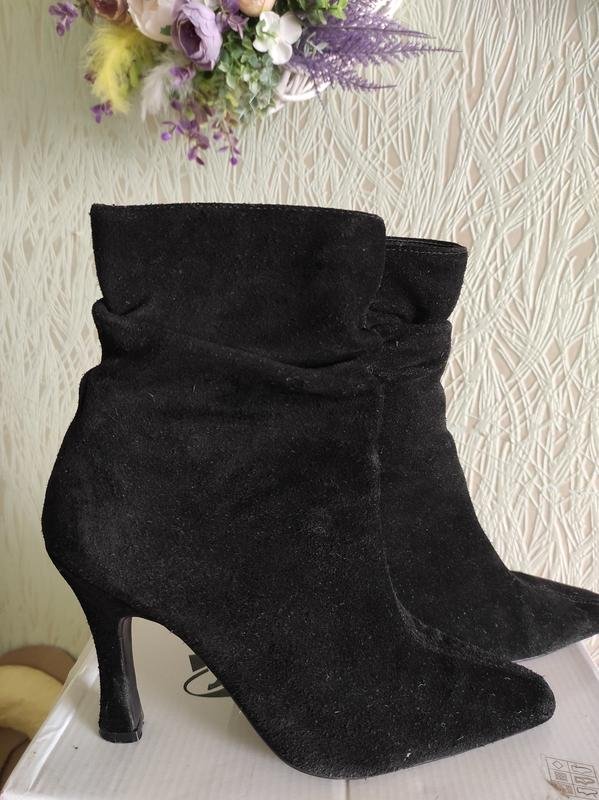 Donna Stivaletti Stile Dior Neri Camoscio 39