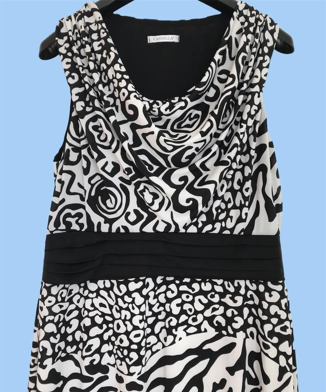 Donna Canali Abito Bianco Poliestere 40 / L / 48
