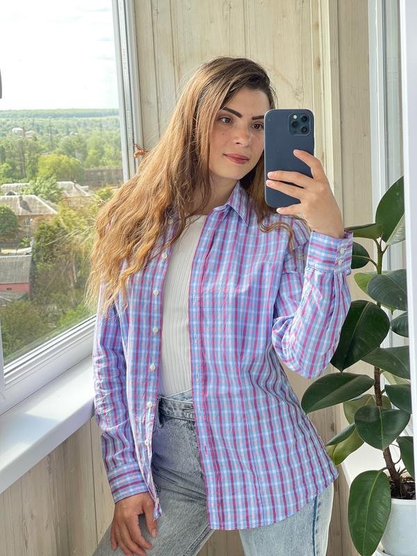 Женская Charles Tyrwhitt Рубашка Сиреневый Розовый