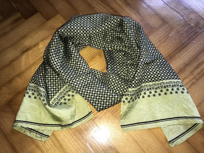 Женский Charles Tyrwhitt Шарф Чёрный Один размер