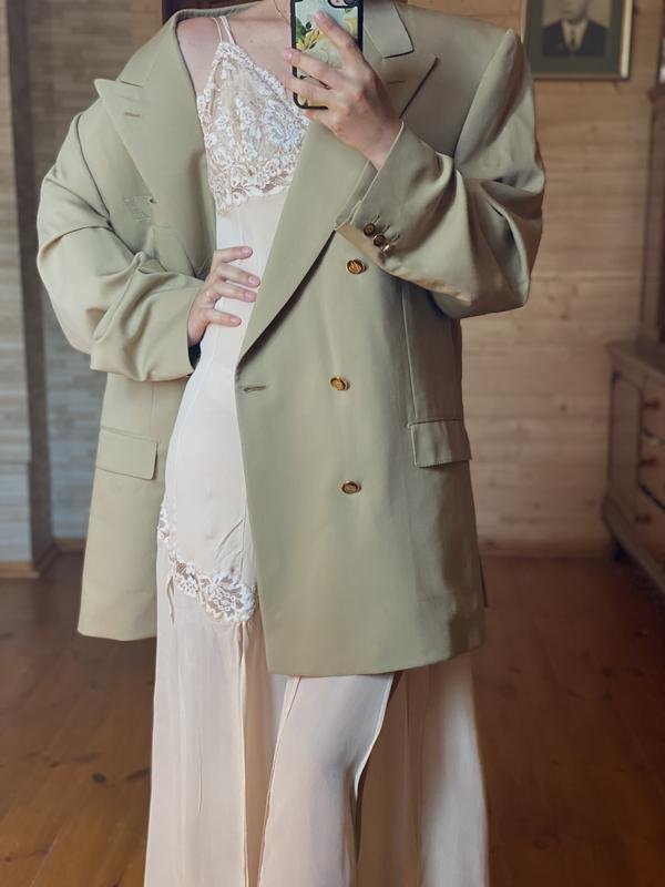 Women Brioni Blazer Khaki Wool One size