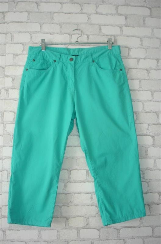 Donna ARTIOLI Pantaloni Turchese Cotone 44 / XXL /
