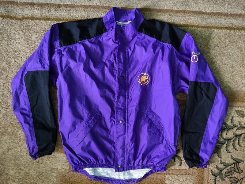 Мужской Castelli Куртка Фиолетовый Полиэстер 40 /L