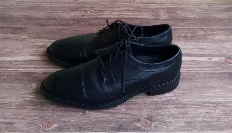 Herren Cole Haan Absätze Schwarz Leder 43.5