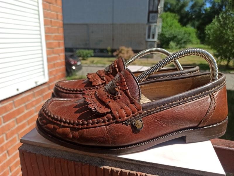 Men Camel Active Heels Brown Leather 40