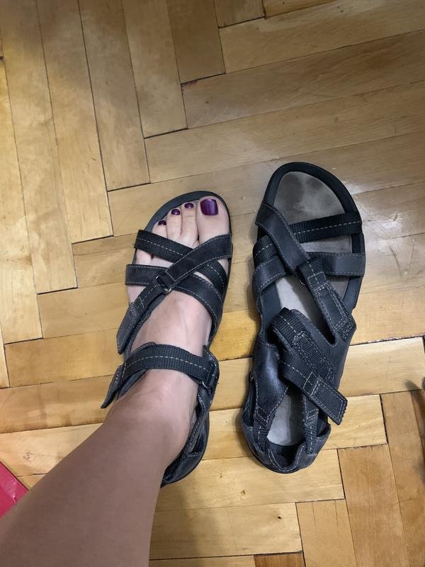 Женские Camel Active Сандалии Чёрный Кожа 39