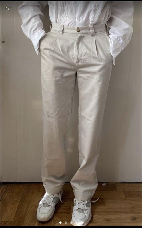 Uomo Ash Pantaloni Beige Cotone 32 / M / 46