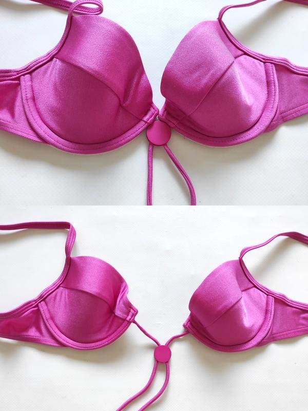 Damen S.T. Dupont Bikini-Oberteil Rosa 32 / XXS /